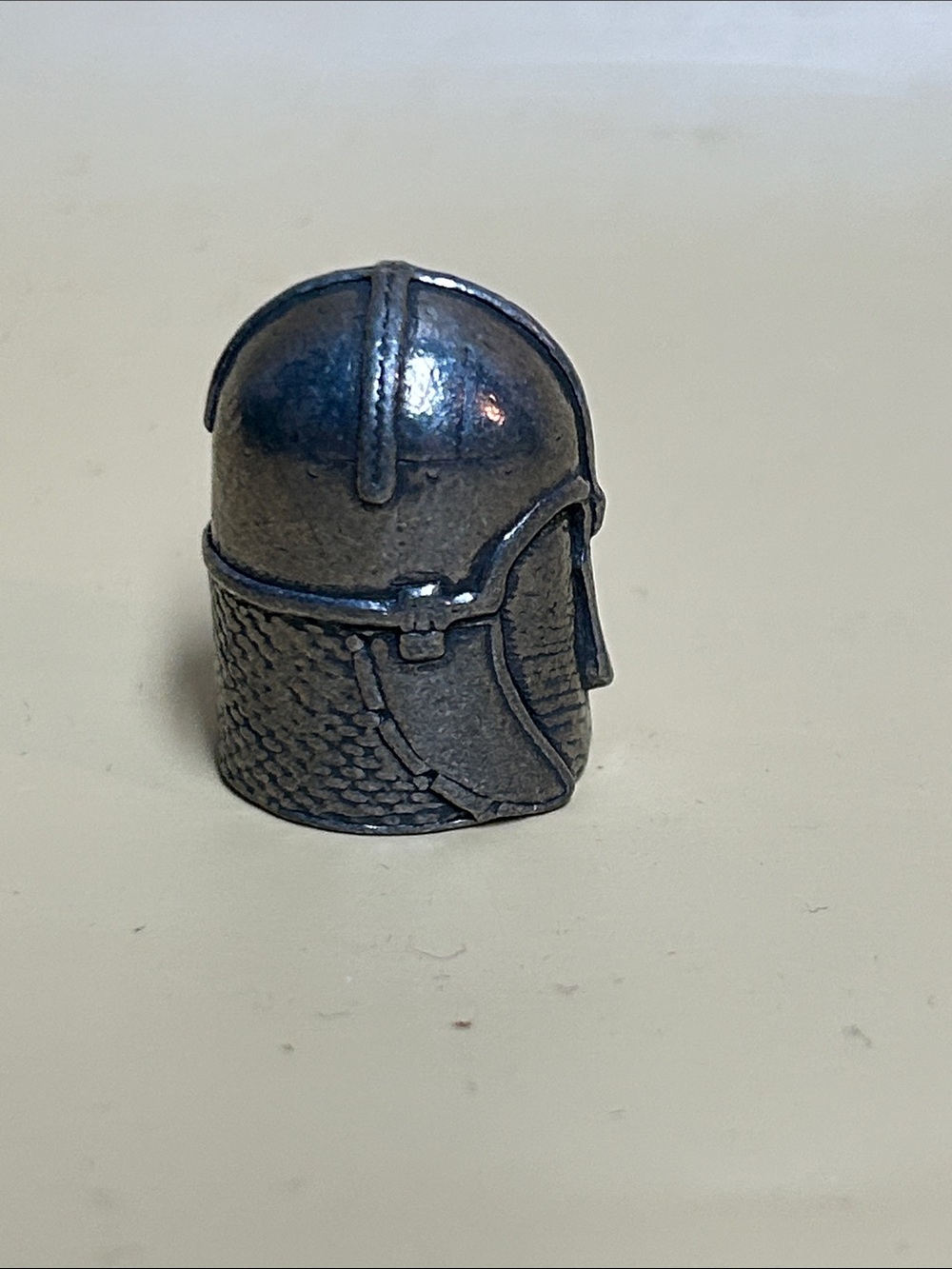 Pewter Thimble Coppergate York Museum Miniature Anglo Saxon Helmet by Westair - Picture 2 of 5